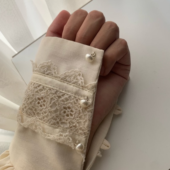 VINTAGE 70s GUNNE SAX PEASANT BLOUSE - Picture 5 of 8